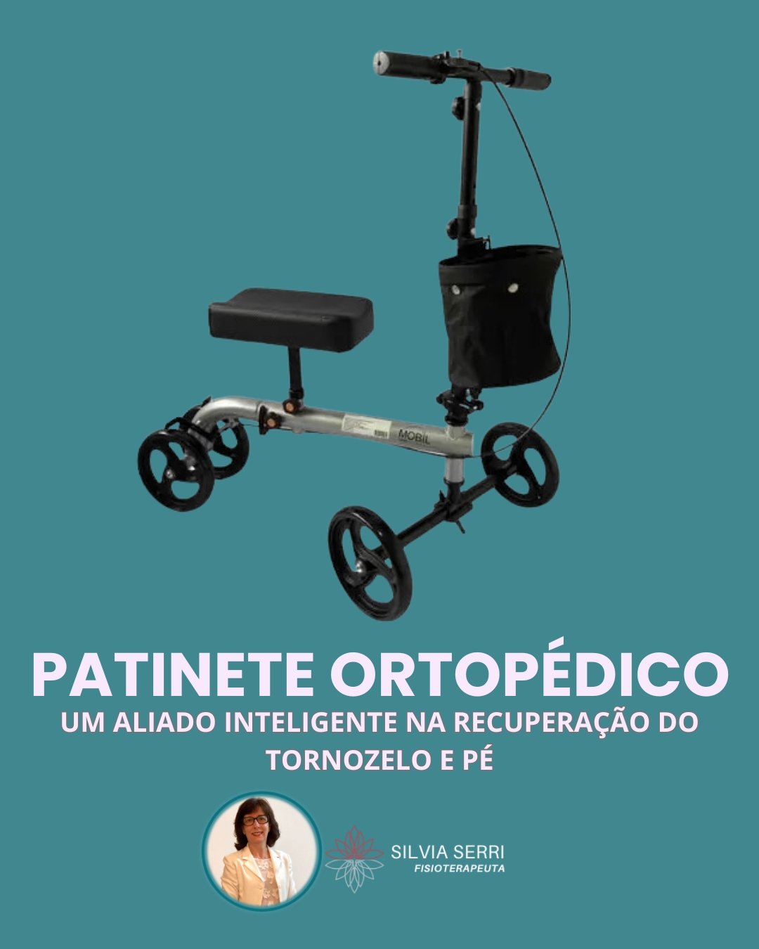 PATINETE ORTOPÉDICO: UM ALIADO INTELIGENTE NA RECUPERAÇÃO DO TORNOZELO E PÉ.